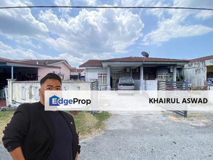 Murah End Lot Rumah Teres 1 Tingkat di Taman Banting Baru, Banting.  , Selangor, Banting