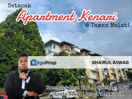 STRATA READY KENARI APARTMENT, SETAPAK, KUALA LUMPUR FOR SALE. , Kuala Lumpur, Setapak