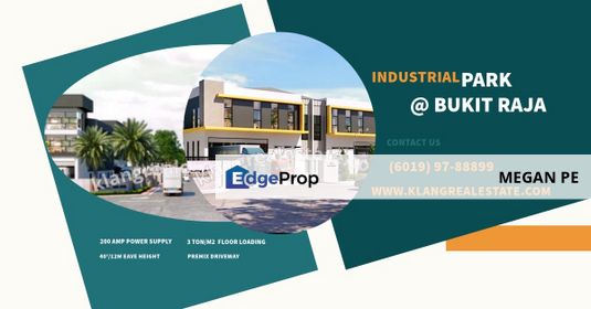 Prime Industrial Park @ Bukit Raja New Factory for Sale, Selangor, Klang