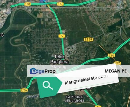 Klang nearby Port Klang Telok Panglima Garang Land for Sale, Selangor, Klang