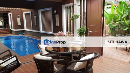 Single Storey Bungalow Seksyen 7 Shah Alam With Indoor Swimming Pool For Sale, Selangor, Shah Alam