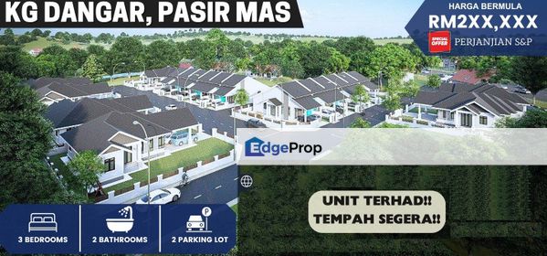 Rumah Teres setingkat untuk dijual di Pasir Mas Kelantan, Kelantan, Pasir Mas