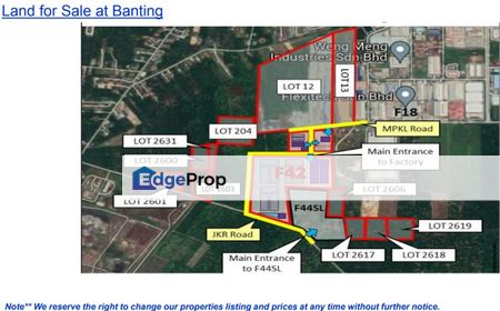 Agricultural Status Land for Sale in Banting Selangor, Selangor, Banting