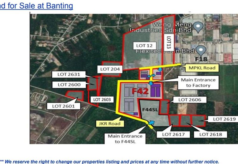 agricultural land for sale in Banting Selangor