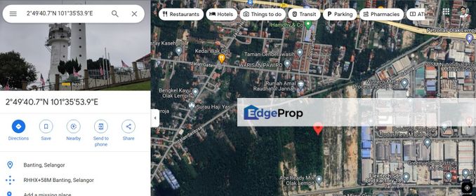 industrial land for sale, Selangor, Banting