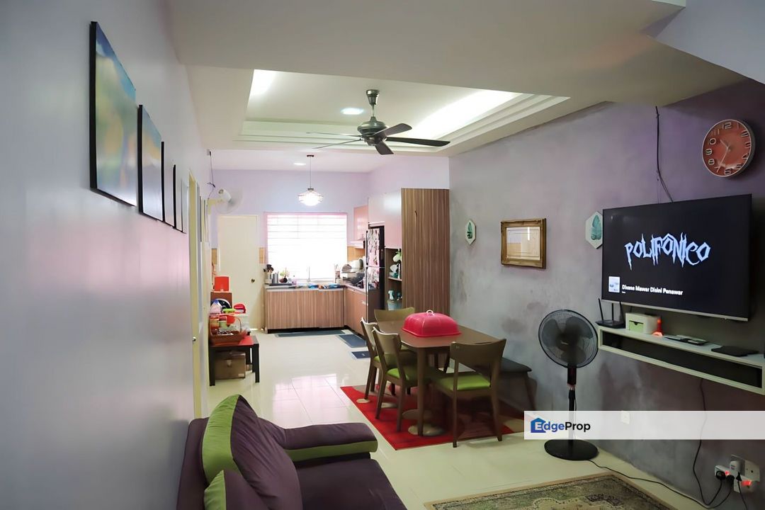 Partially Furnished Towhouse Ground Floor Tasik Prima Puchong, Selangor, Puchong