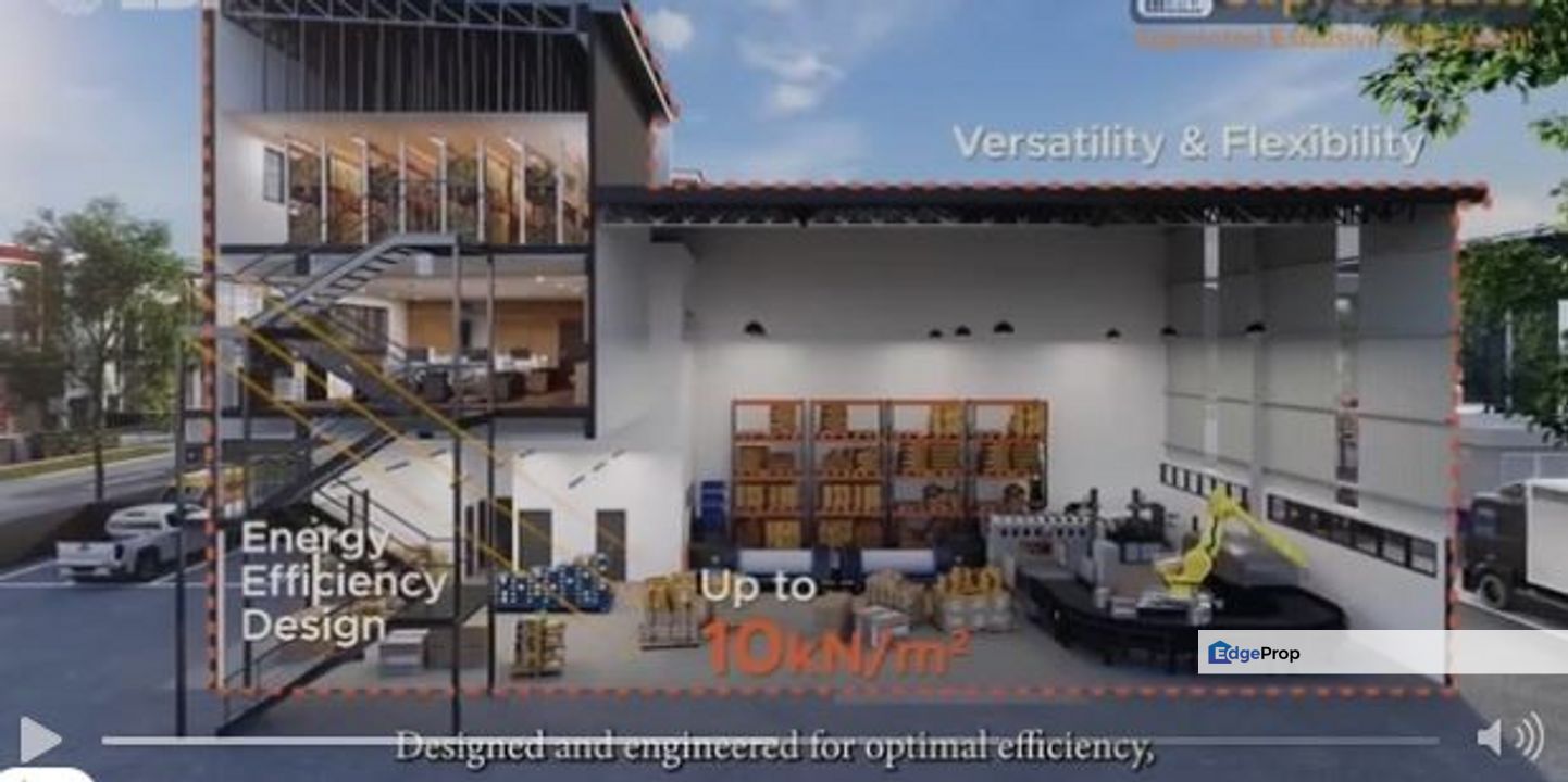 New 3sty Semi D Factory Alam Perdana Desa Coalfields Puncak Alam, Selangor, Sungai Buloh