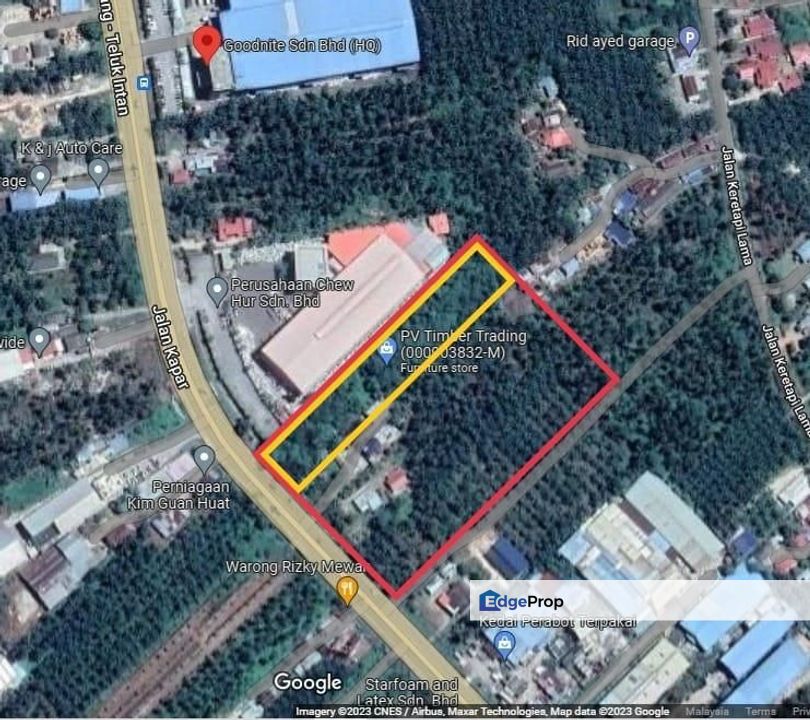 Main Road 1.5 Acres Industrial Land Jalan Kapar , Selangor, Klang