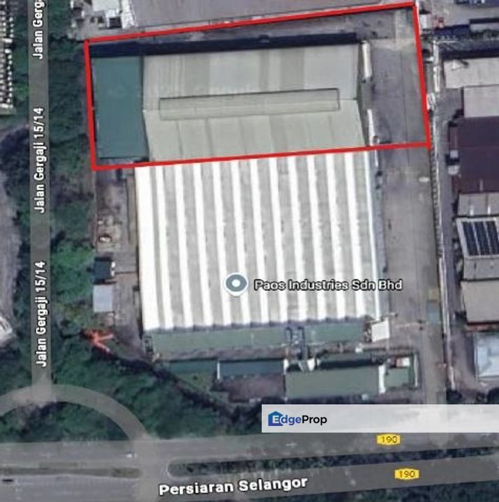 55,000sf Detached Warehouse Seksyen 15 Shah Alam, Selangor, Shah Alam