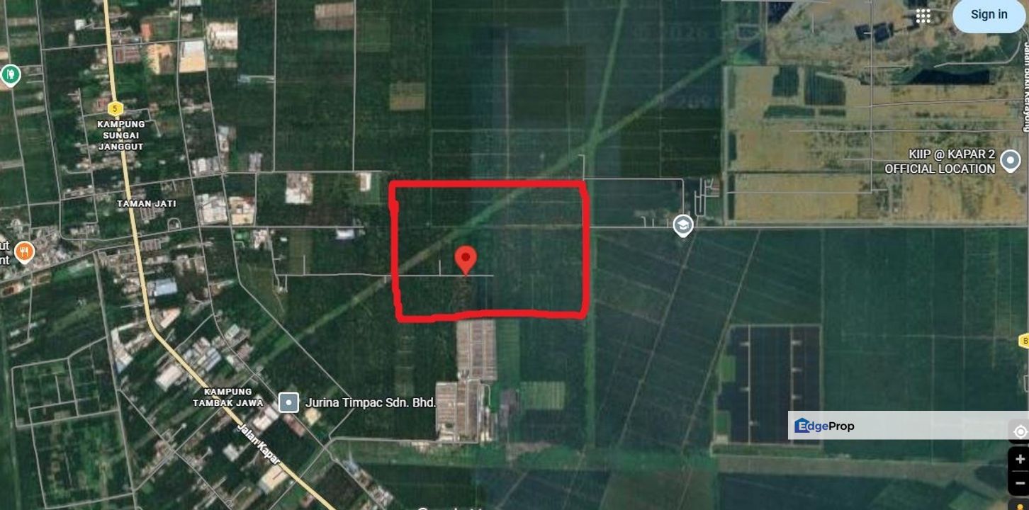 Freehold 11 Acres Zone industrial, Agriculture Palm Oil Land Jeram Town, Selangor, Kuala Selangor