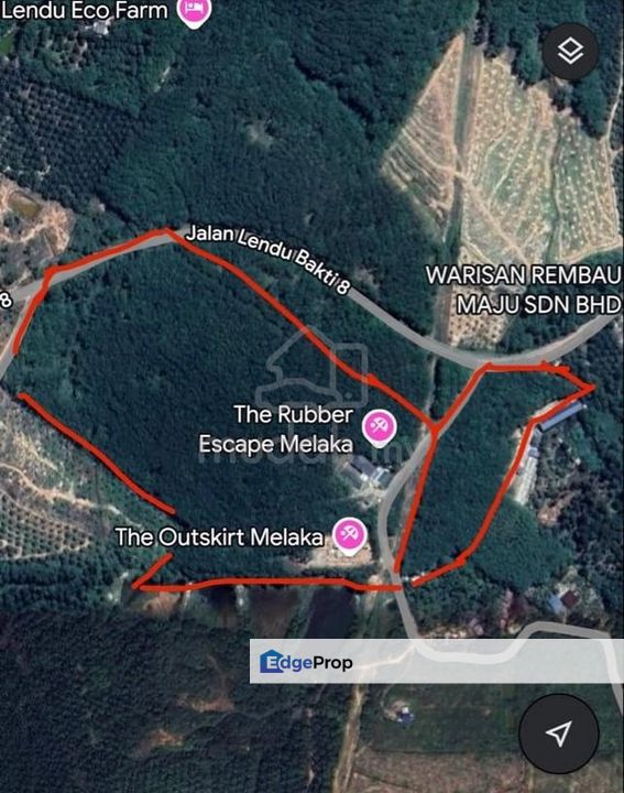 26 Acres Freehold Rubber Trees Land, 2 Resorts, Melaka Lendu Town, Melaka, Melaka Raya