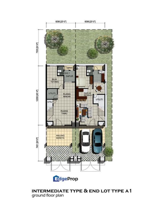 Projek Perumahan Baru Rumah Teres 2-Tingkat Keruing Residen, Sg Merab, Kajang, Selangor, Kajang