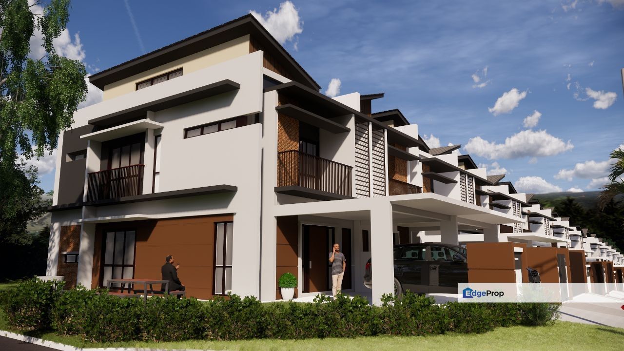 Projek Perumahan Baru Rumah Teres 2-Tingkat Keruing Residen, Sg Merab, Kajang, Selangor, Kajang