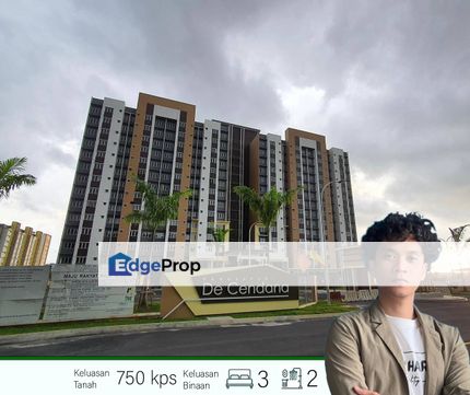 FOR SALE APARTMENT DE'CENDANA 750SQFT RM250K SETIA ALAM, Selangor, Setia Alam/Alam Nusantara