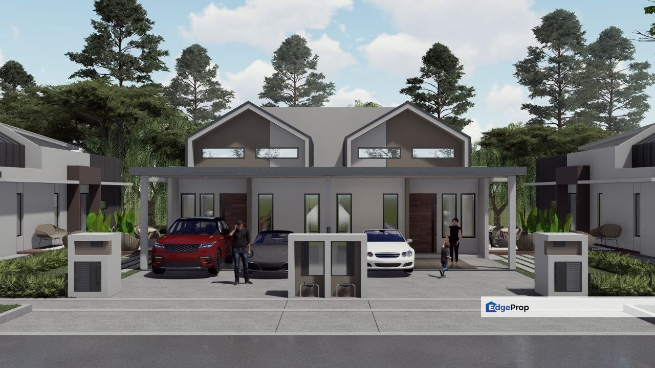 FOR SALE SEMI D RUMAH BERKEMBAR 1-TINGKAT JALAN KASBAN, MERU, ☆ Hanya 10 minit dari Setia Alam!!, Selangor, Klang