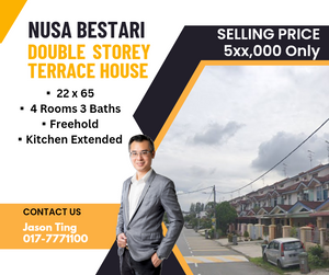 Taman Nusa Bestari Double Storey Terrace House for Sale @RM598,000 By ...
