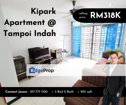 Kipark Apartment @ Tampoi Indah For Sale, Johor, Tampoi