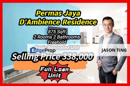 Full Loan Unit! Permas Jaya@ D'Ambience Apartment, Johor, Permas Jaya/Senibong