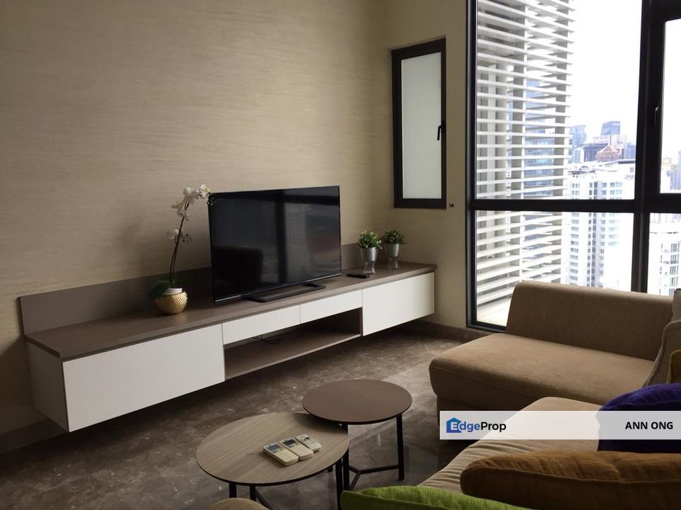 high floor Laman ceylon 1r1b nice reno for Rental RM2,650 By ANN ONG