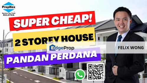 [Super Cheap] 2 Storey House For Sale, Pandan Perdana, Selangor, Pandan Perdana