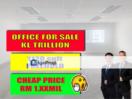 Hot For Sale!!  KL Trillion Office @KLCC, Kuala Lumpur, KLCC