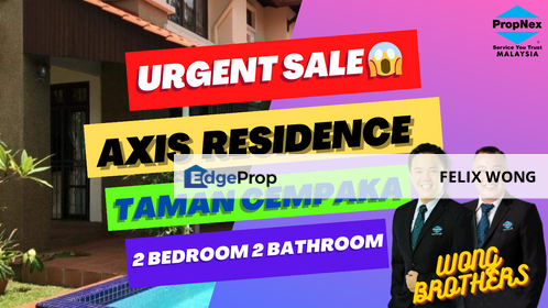 Super Cheap! Axis Residence Walking Distance to LRT Pandan Indah, Selangor, Ampang