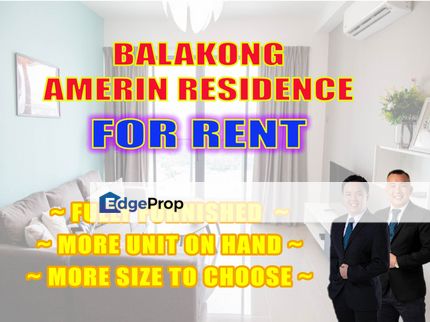 More Unit For Rent @ Amerin Residence, Balakong Seri Kembangan, Selangor, Cheras South