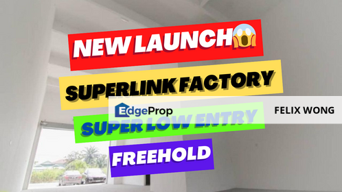 New Launch @ Superlink Terrace Factory Klang Dengkil Banting Jenjarom, Selangor, Jenjarom