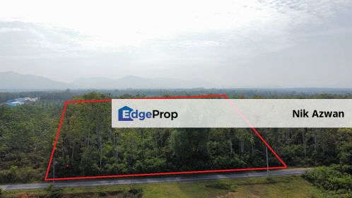 (Freehold, Tepi Jalan, Dkt SM Sains Machang) Tanah Pertanian 3 Ekar di Kg Joh, Machang, Kelantan, Kelantan, Machang