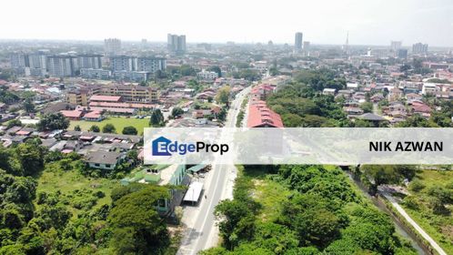 (Tepi Jalan, 3km Ke Bdr Kota Bharu) Tanah Bangunan 1.04 Ekar di Wakaf Mek Zainab, Kota Bharu, Kelantan, Kota Bharu