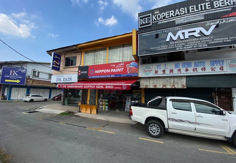 (20x80, Depan BMW Raza Auto, KB Mall) 2 Sty ShopOffice, Wakaf Siku, Kota Bharu