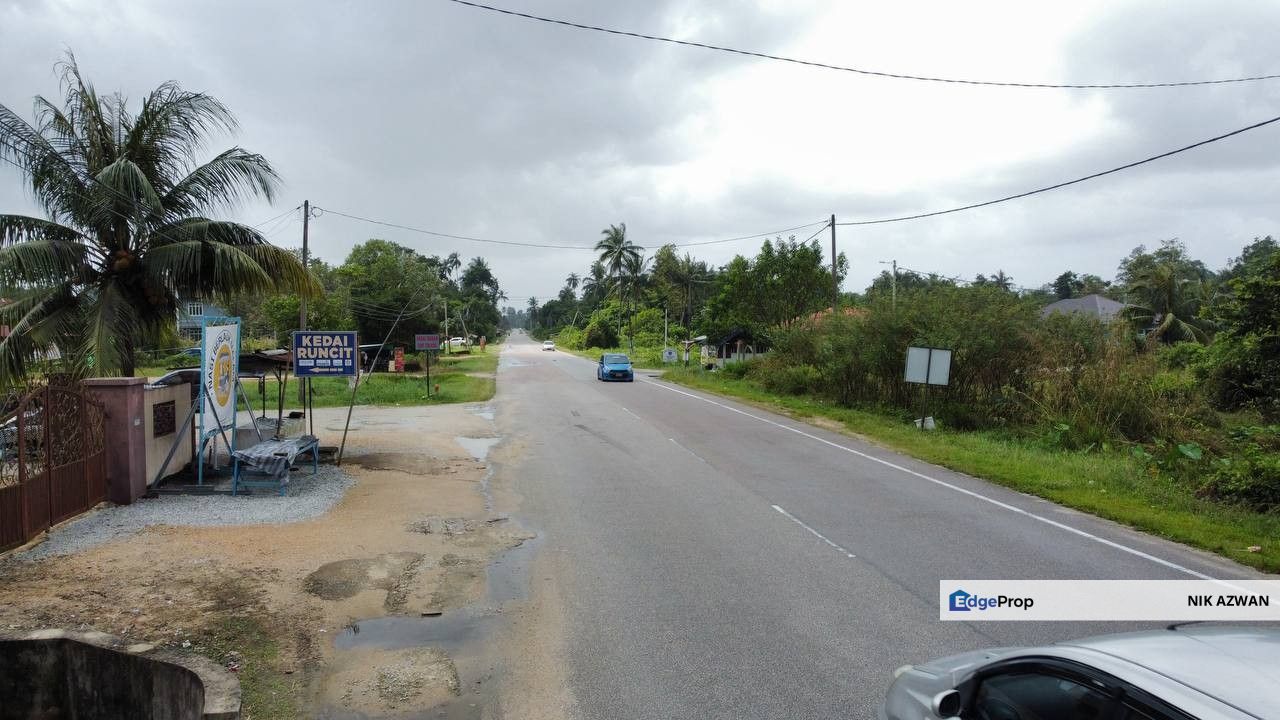 ( 1,582 KP, Tepi Jalan, Bebas Banjir) Lot Kedai di Kok Lanas, Ketereh, Kelantan, Kelantan, Ketereh