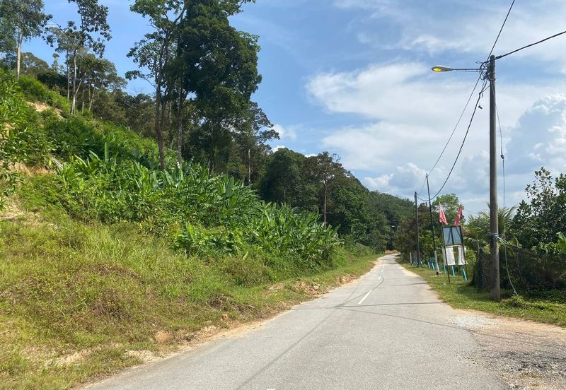 ( Freehold, Tepi Jln, Bebas Banjir) Tanah Kebun 3.9 Ekar di Jln Felcra Semungkis, Batu 14, Hulu Langat