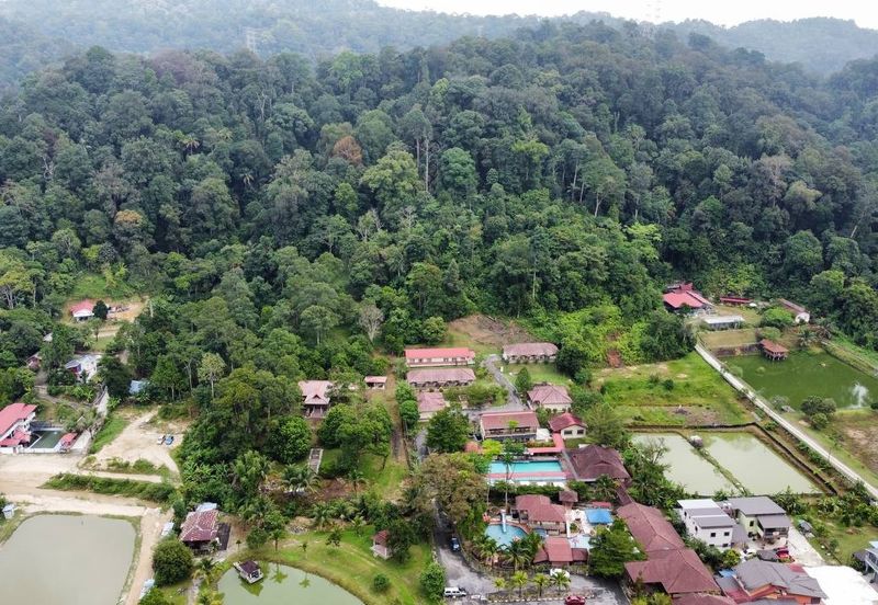 ( Freehold, Tepi Jln, Bebas Banjir) Tanah Kebun 3.9 Ekar di Jln Felcra Semungkis, Batu 14, Hulu Langat