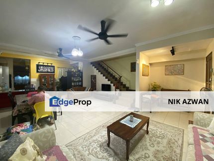  (22x70, End Lot, Guarded & Gated Residence) 2 Sty Terrace House, Taman Mutiara Indah, Puchong, Selangor, Puchong