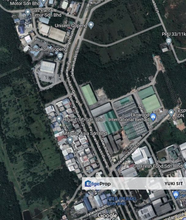 Perak Ipoh Kawasan Perindustrian Gopeng Industrial Land For Sale, Perak, Ipoh