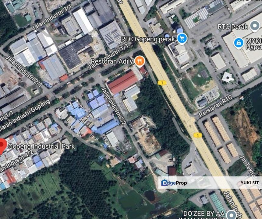 Perak Ipoh Kawasan Perindustrian Gopeng Industrial Land For Sale, Perak, Ipoh