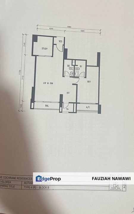 ONE COCHRANE RESIDENSI 1 COCHRANE MALURI CHERAS FOR SALE WALK TO MRT, Kuala Lumpur, Kampung Pandan