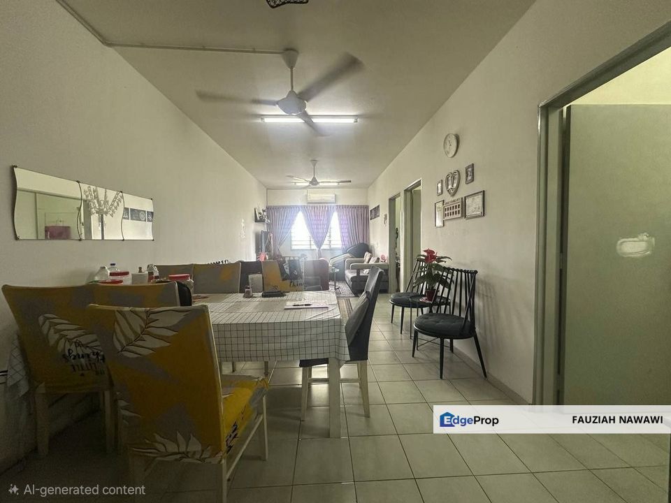 APARTMENT DESA MAS RAWANG FOR SALE PARTLY FURNISHED, Selangor, Rawang