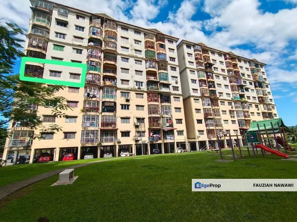 BLOK MAWAR APARTMENT TAMAN TUN TEJA RAWANG FOR SALE CORNER UNIT WITH LIFT, Selangor, Rawang