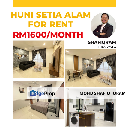 Lowest price new apartment HUNI at Eco Ardence , Selangor, Setia Alam/Alam Nusantara