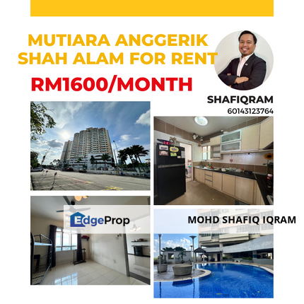 Mutiara Anggerik Serviced with kitchen cabinet, Selangor, Shah Alam