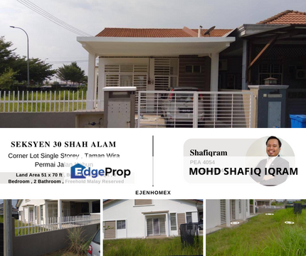 Taman Wira Permai Jalan Kebun Seksyen 30 , Selangor, Shah Alam