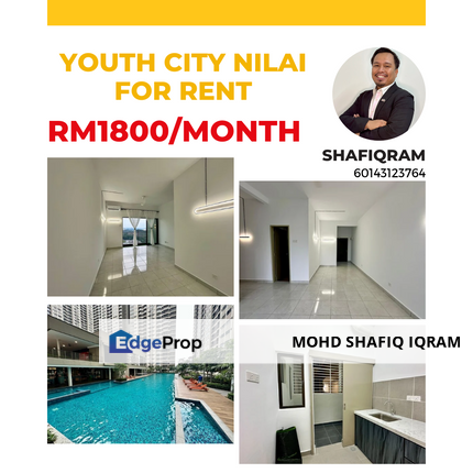 New condo partly furnish at Nilai, Negeri Sembilan, Nilai