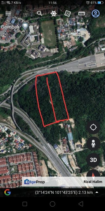 Freehold Residential Land For Sale, Selangor, Gombak