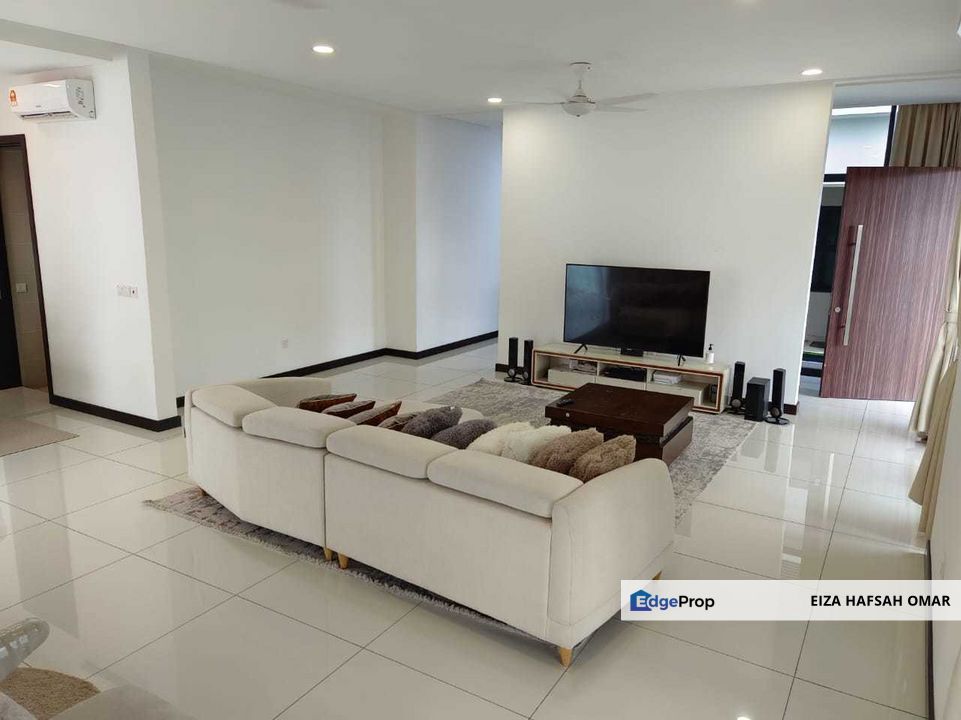 Open Facing Green Double Storey Tiana Elmina Garden Twin For Sale , Selangor, Shah Alam