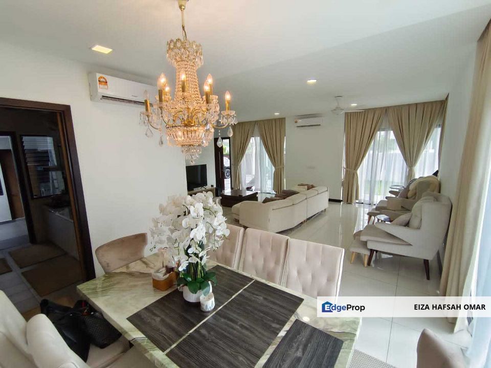 Open Facing Green Double Storey Tiana Elmina Garden Twin For Sale , Selangor, Shah Alam