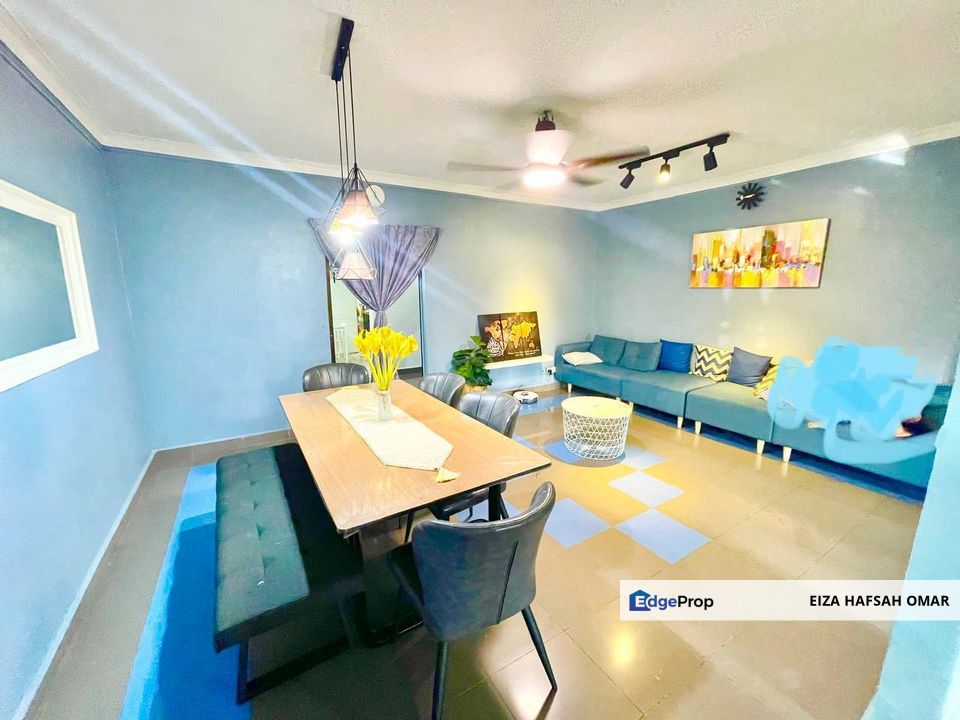 Facing Open Double Storey Waking Distance To Komuter Bebas Banjir for sale , Selangor, Shah Alam