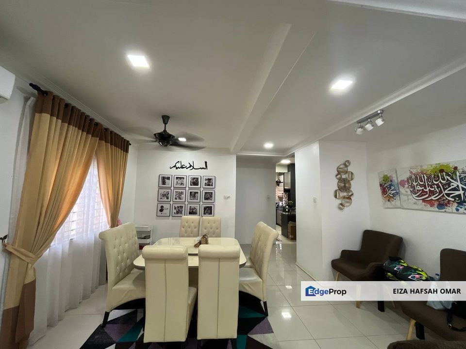 Taman Teratai Nilai 7 Seremban END LOT UNIT FULLY FURNISHED DOUBLE STOREY FOR SALE , Negeri Sembilan, Seremban