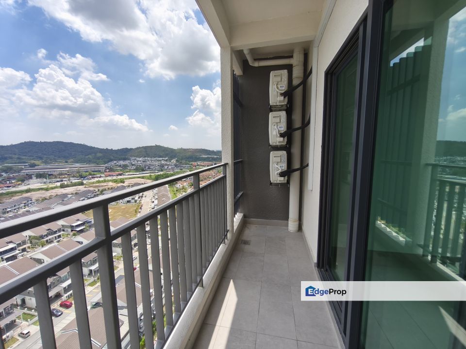 New Condo 1076sf Partly Furnished Corner Mori Residence Scientex Rawang For Rent, Selangor, Rawang